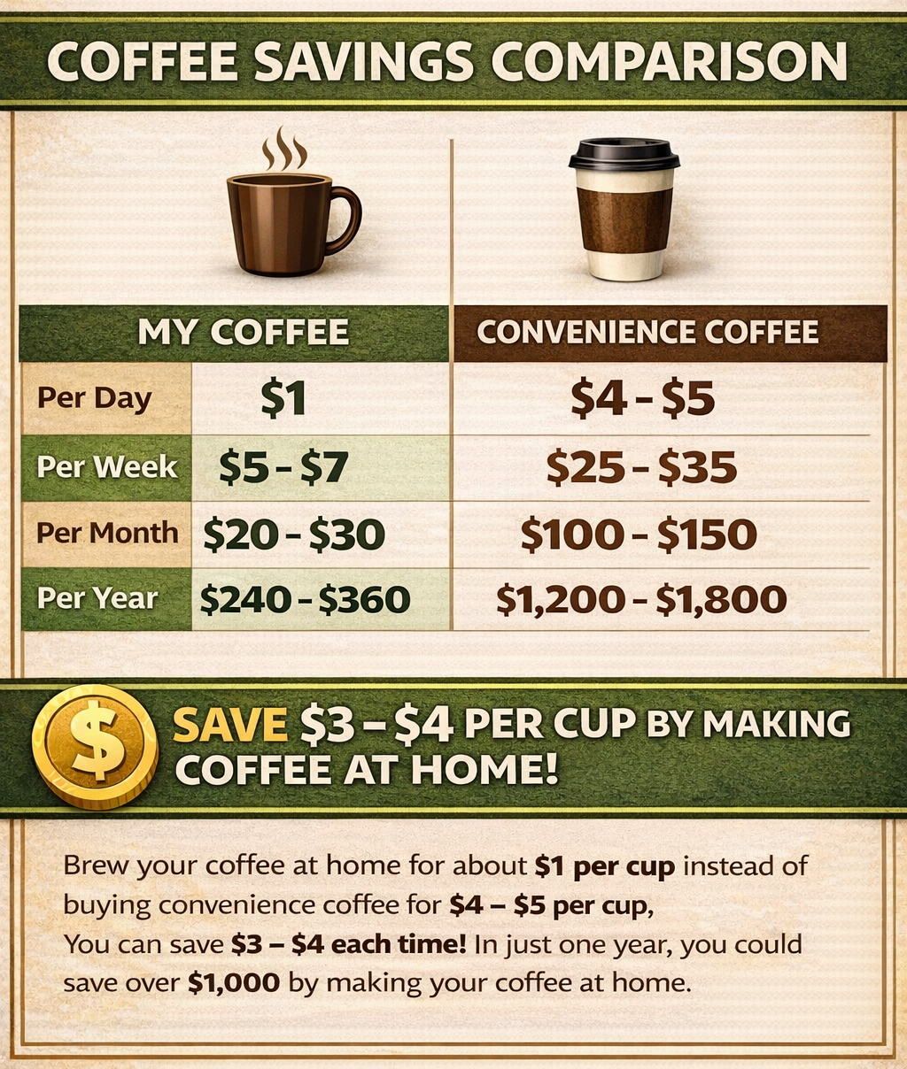 Saving Money is Real - Starting with Coffee