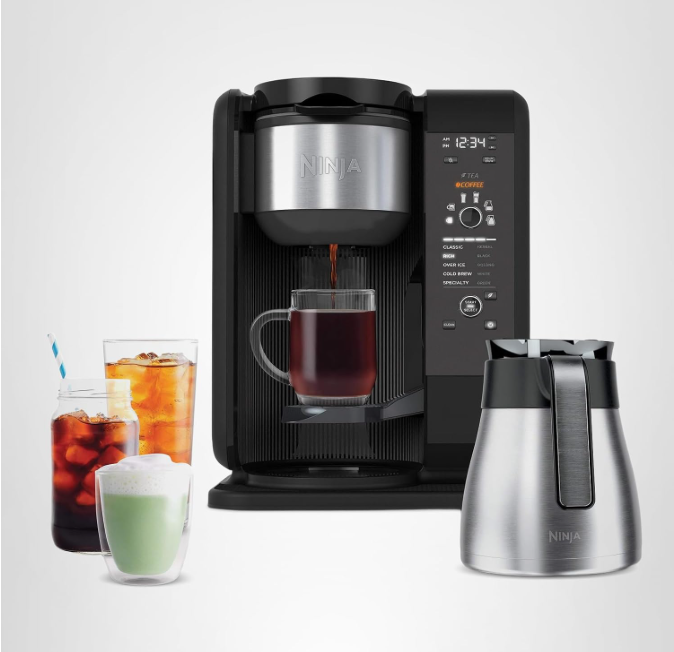 Ninja Hot & Cold Brewed System CP307 – Coffee & Tea Maker with Thermal Carafe